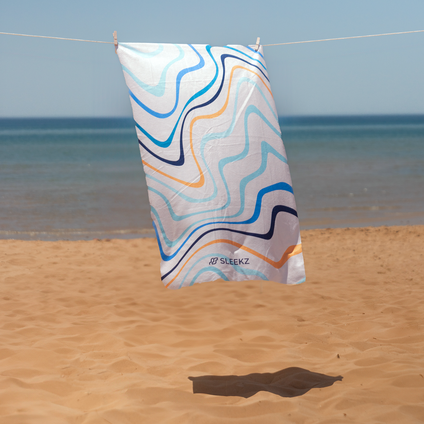 Light Currents Beach Towel