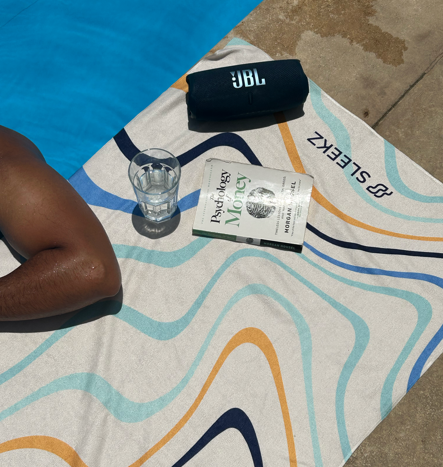 Light Currents Beach Towel