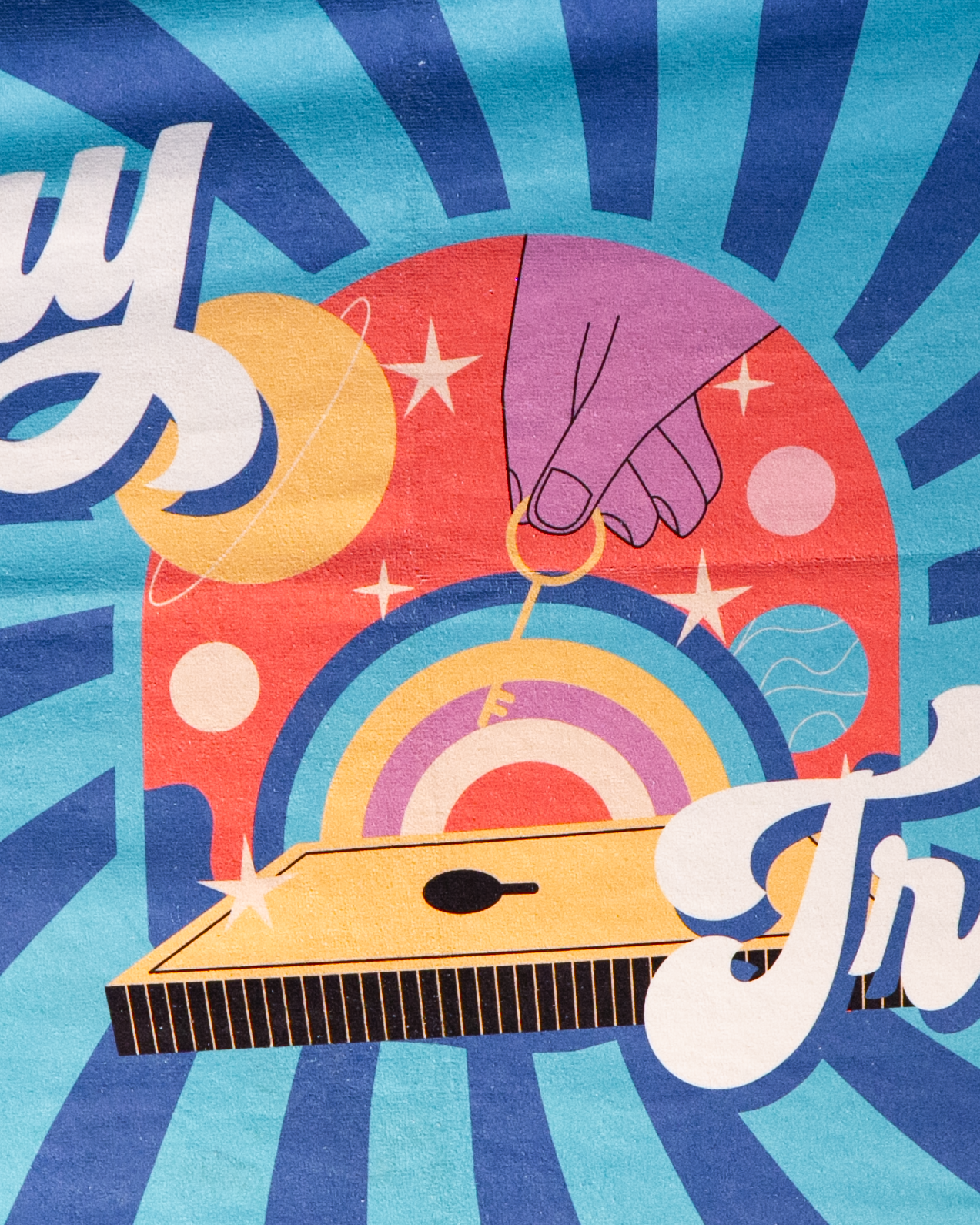 Stay Trippy Beach Towel