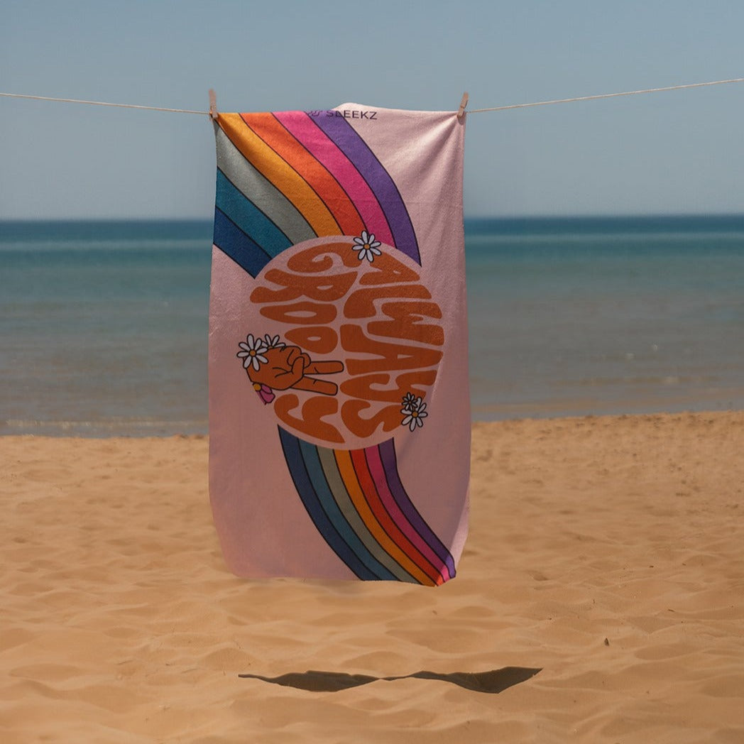 Always Groovy Beach Towel