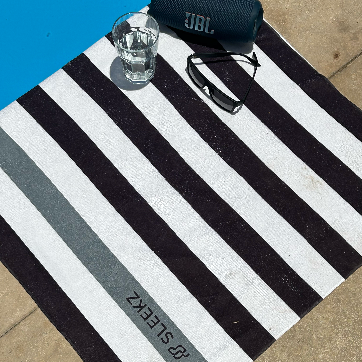 Urban Stripes Beach Towel