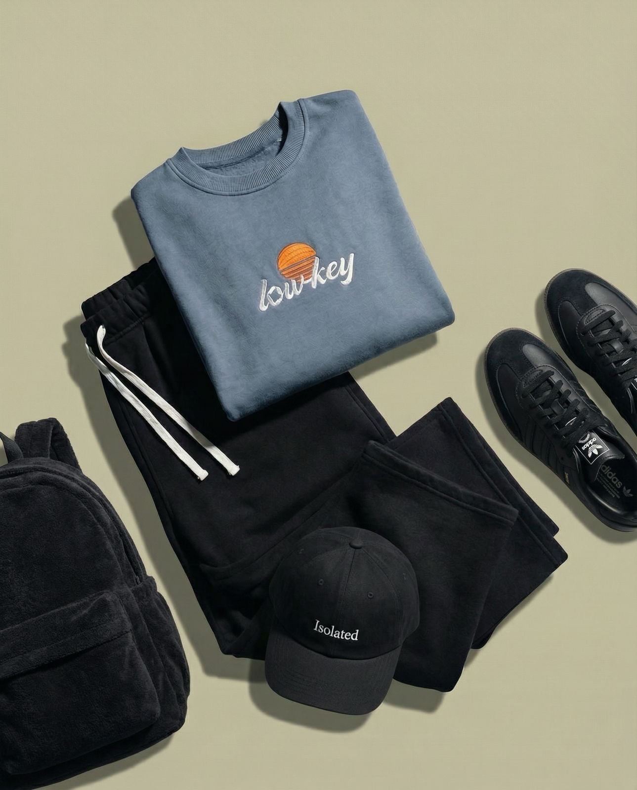 Low-Key Embroidery Crewneck