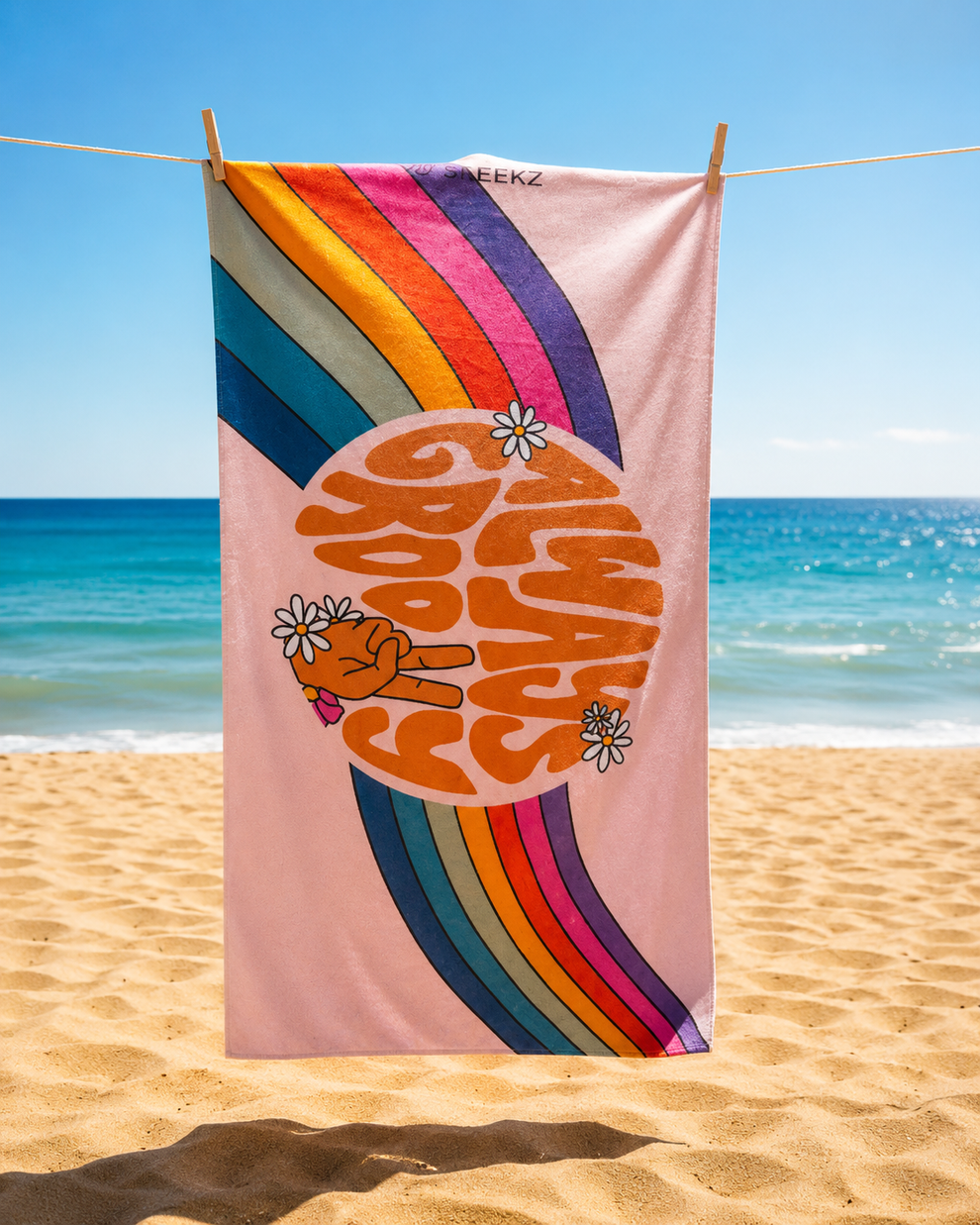 Always Groovy Beach Towel | Sleekz Egypt