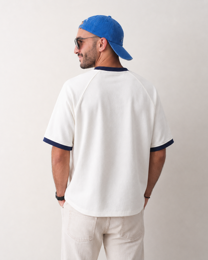 B-SIDE Embroidery Boxy Tee