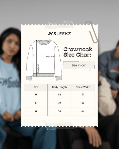 Chillin' Embroidery Crewneck