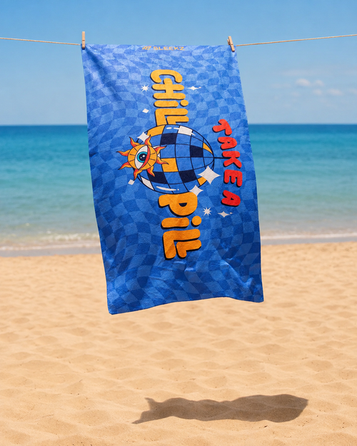 Chill Pill Beach Towel