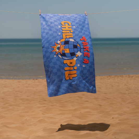 Chill Pill Beach Towel