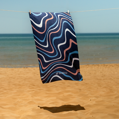Dark Currents Beach Towel