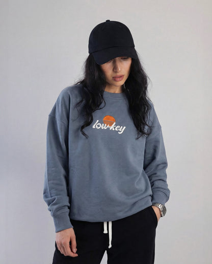 Low-Key Embroidery Crewneck