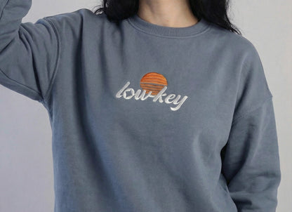 Low-Key Embroidery Crewneck