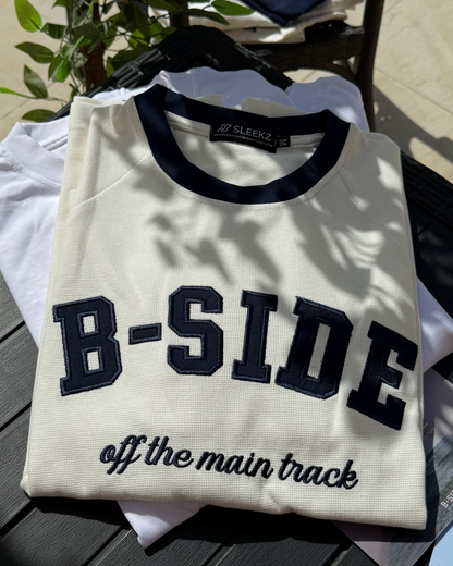 B-SIDE Embroidery Boxy Tee