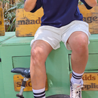 Bermuda Relaxed Shorts - Offwhite