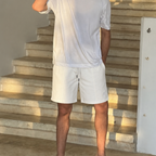 Bermuda Relaxed Shorts - Offwhite