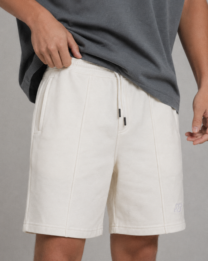 Bermuda Relaxed Shorts - Offwhite