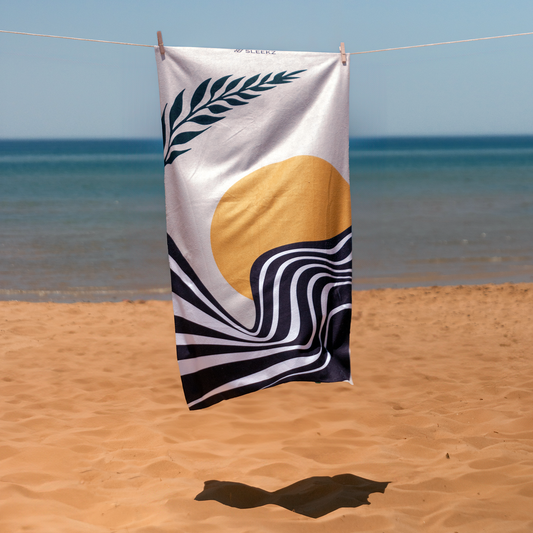 Sunrise Oasis Beach Towel