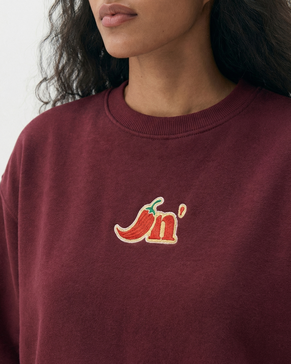 Chillin' Embroidery Crewneck