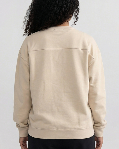 Wrong Place Right Energy Embroidery Crewneck